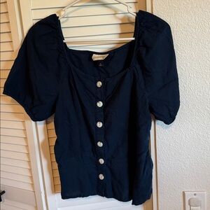 Universal Thread Dark Blue Button-Up Shirt